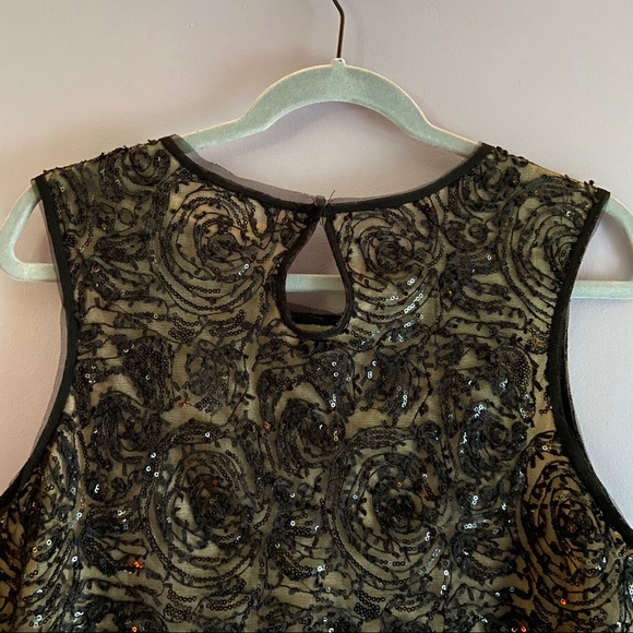 Max Studio Lace/Sequin Tank Top - Picture 3 of 4